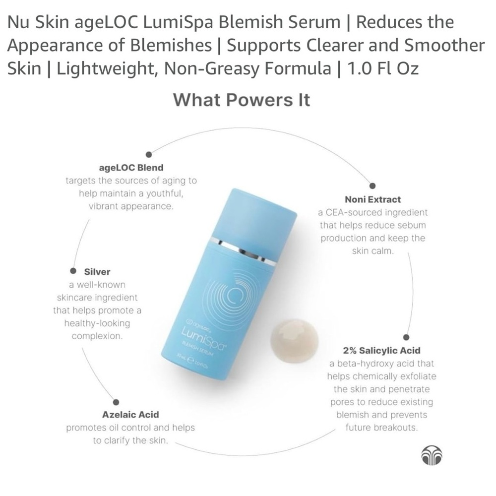 Nu Skin Ageloc Lumispa Blemish Serum - Picture 3 of 6